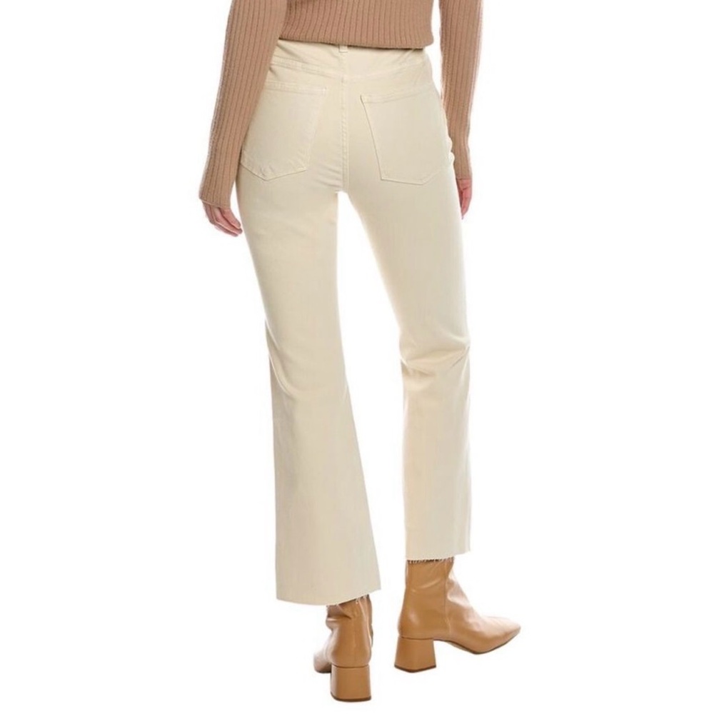 DL1961 Bridget Boot High Rise Instasculpt Crop Jeans Khaki color- NWT - Picture 2 of 11